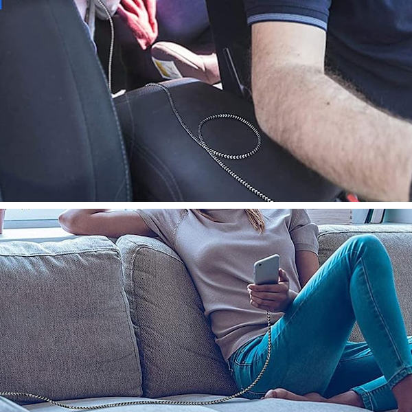 USB C-kabel snabbladdning 3A 5-pack (3,3/6,6/10FT) nylonflätad USB typ C-kabel snabbladdningssladd.