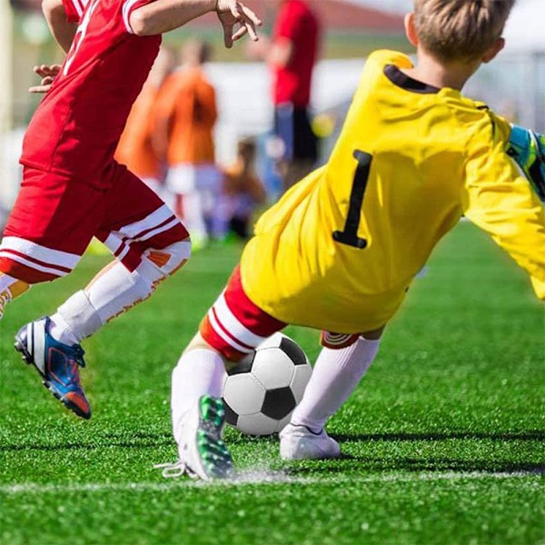 Fotbollsskydd för barn, benskydd och benskyddsärmar för pojkar och flickor för fotbollsmatcher, dämpningsskydd minskar stötar och