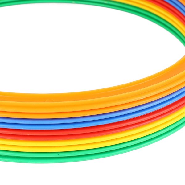 Barn Sport Speed Ring Set 10 Ringar 10 Spännen Ökad Smidighet Utomhus Ringar Leksak M 28cm