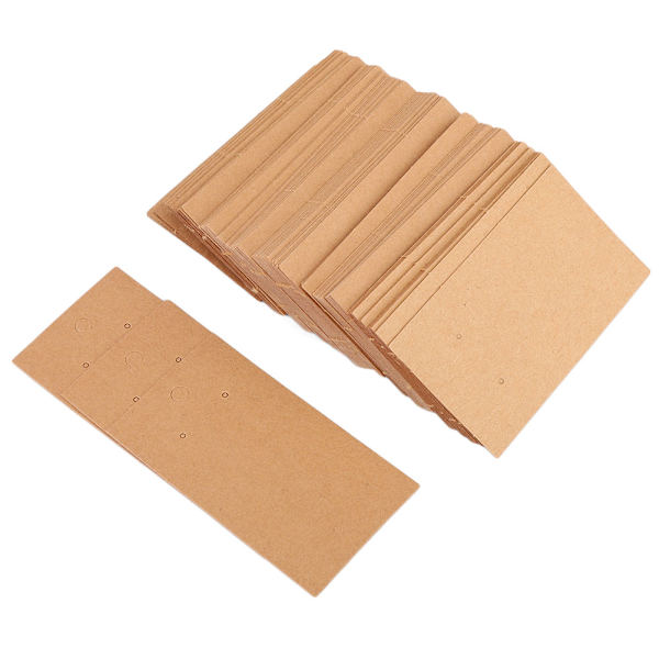 100 st 5 x 9 cm DIY-hantverk smycken örhängen örhängen hängande display hängkort