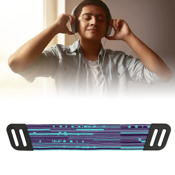 Hovedtelefon Hovedbøjle Stropper Udskiftning Hovedbøjle Stropper til Logitech G733 Trådløs G335 Kablet Gaming Headset Lilla Blå