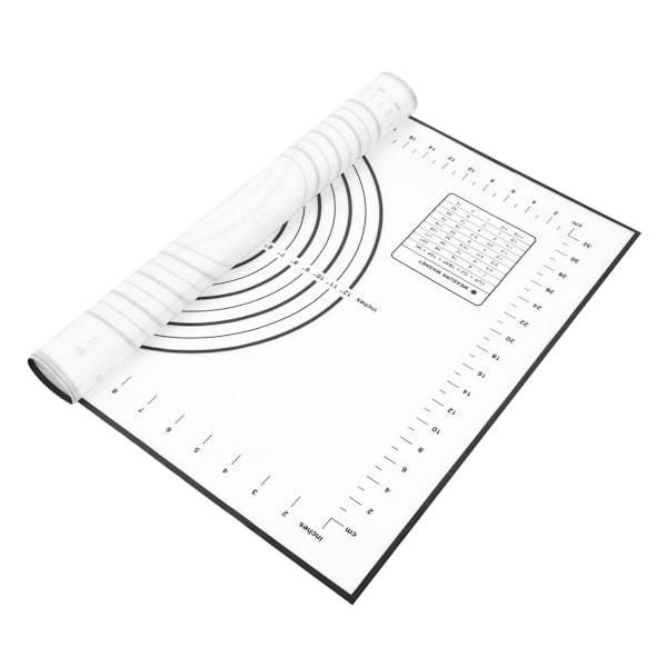40*60cm Svart Hushållskök Silikon Non-Stick Bakmatta Rullande Degplatta Tårta Bakverk Matlagningsverktyg