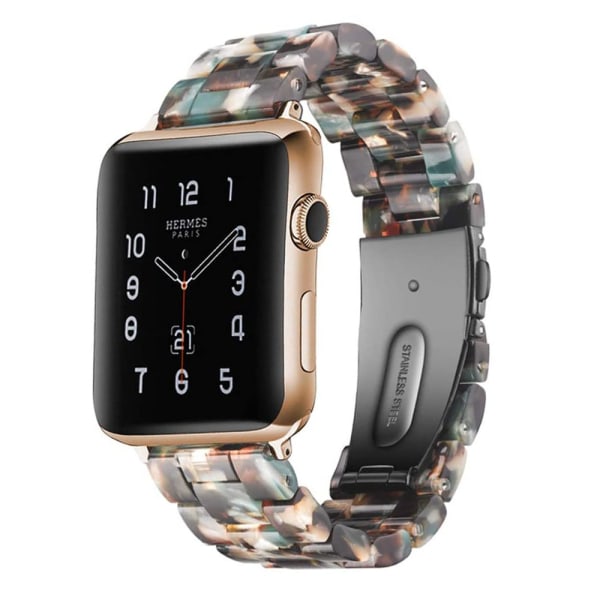 Kompatibel med Apple Watch-armband 38-40mm / 42-44mm Serie 5/4/3/2/1, Smalt hartsarmband ersättning klockarmband tillbehör