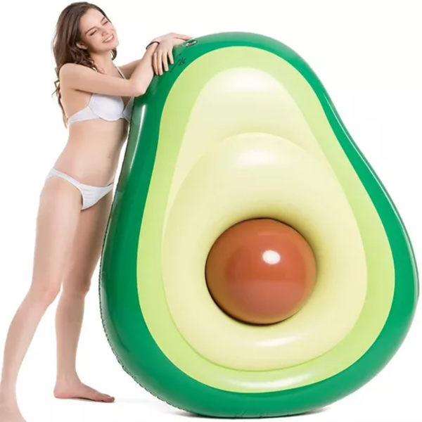 Kæmpe Oppustelig Avocado Badering