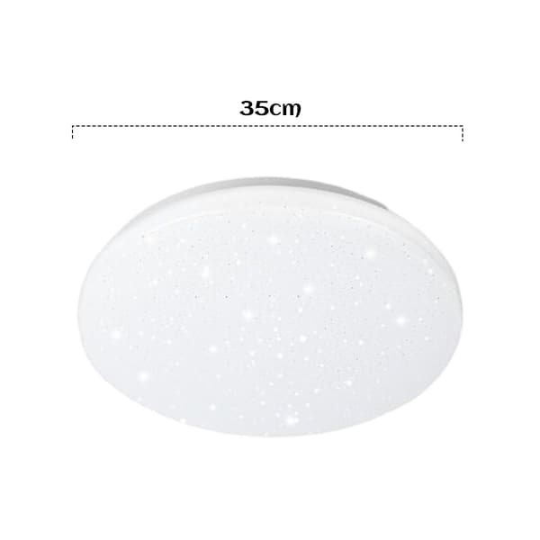Plafonnier Led 24w Ultraslim Télécommande Éclairage Ciel Étoilé Variable