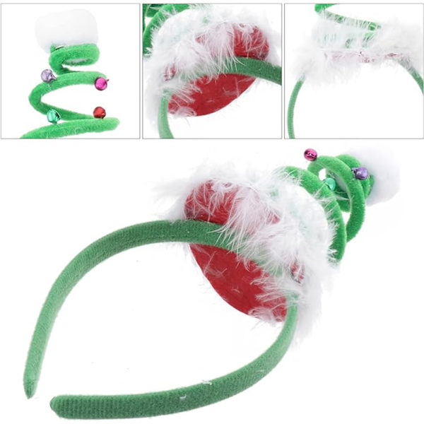 Julhatt Hårband Elf Vår Hårtillbehör Julhatt Huvudbonad Hårband Hårband Hårprydnad för Barn Vuxna Elf Kostymtillbehör