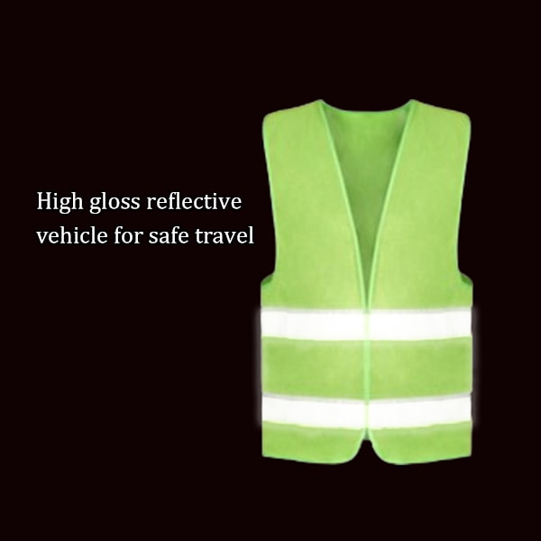 Säkerhetsväst, 2-pack reflexvästar, reflexvästar med hög synlighet, neonvarningsväst, tvättbar, universell storlek för unisex