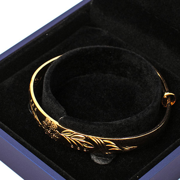 LED Lys Ring Æske, Moderne LED Belyst Ring Opbevaring Smykkeskrin Gave (Armbånd æske størrelse)