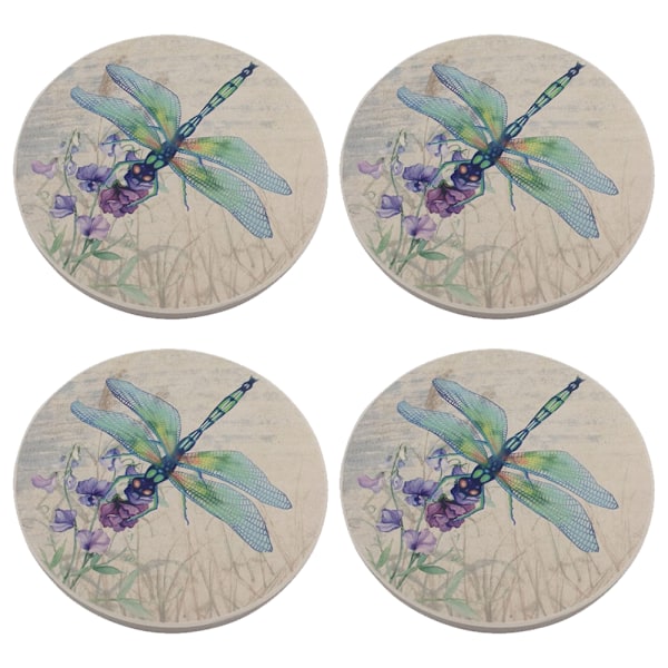 Absorberende keramiske sten coasters, Guldsmed, Sten coasters