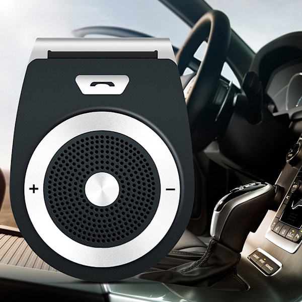 Auto Kfz Bluetooth Håndfri Freesprecheinrichtung Car-Kit til Solskærm Automatisk Slukning og Aktivering Mulig Musik GPS