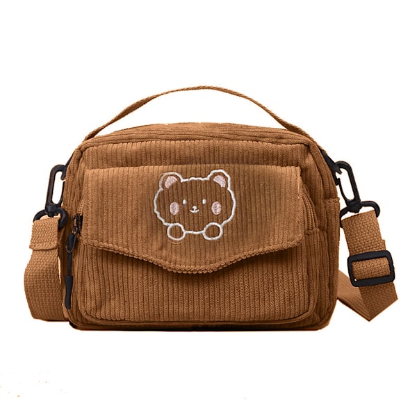 Crossbody Taske Sød Tegnebog Crossbody Taske Corduroy Pung