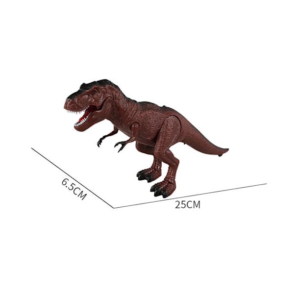 Fjernstyret Tyrannosaurus Rex dinosaur til børn med lyd og gåfunktion, dinosaurmodel