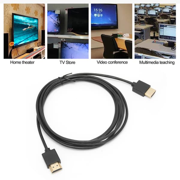 HD Multimedia Interface til HD Multimedia Interface Overføringskabel for TV OS/HDTV/Xbox/PS4/PS3/Projektor 2.0m