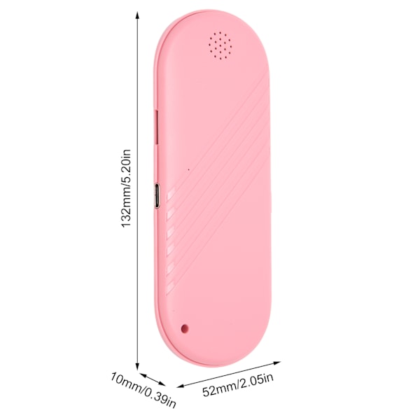 Under Pillow Speaker Multifunktion Stereo Deep Bass Mini Bluetooth Conduction Speaker för sovande Rosa