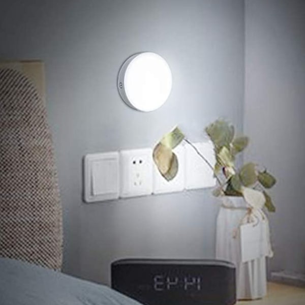 2 st touch-nattlampor, USB-uppladdningsbar LED-skåpslampa, klistra på de flesta ställen där garderobslampa för badrum, sovrum och disk