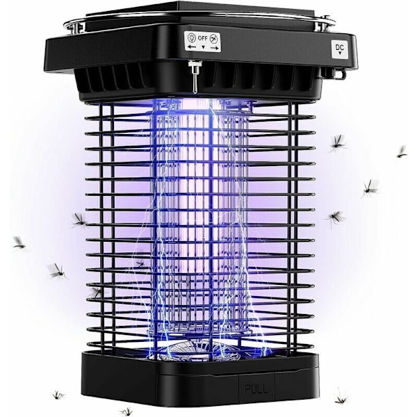 Myggelygte Udendørs Indendørs, Solar UV Myggelygte Elektrisk Lampe Anti Insektfanger