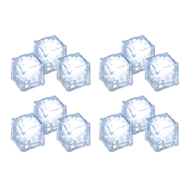 LED-upplysta isbitar (12) White