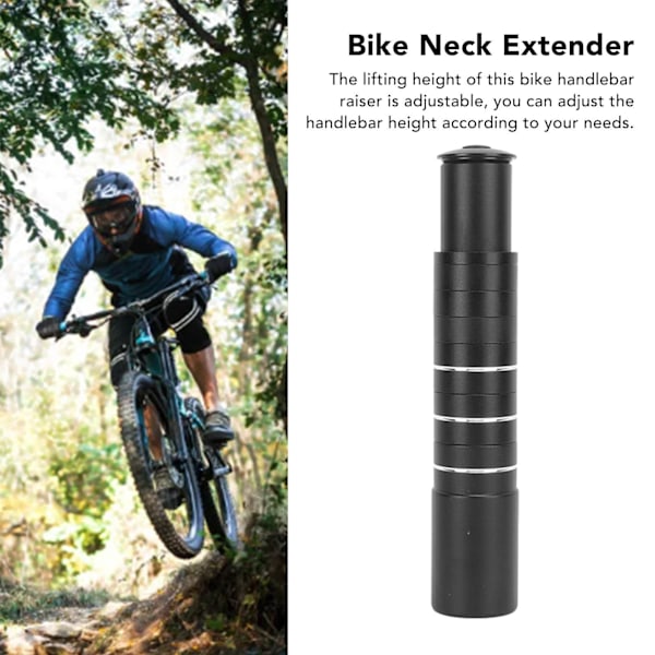 Cykelgaffel Frempindsforlænger Aluminiumlegering Justerbar Mountainbike Styr Højdeforøger 180mm
