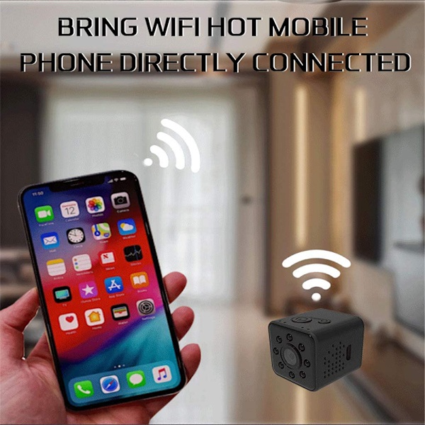 SQ23 HD WiFi Lille Mini Kamera 1080P Video Sensor Nattesyn Videokamera Mikro Kameraer DVR Bevægelse