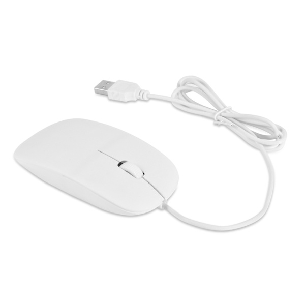 Ultratunn USB-kabelansluten tangentbord optisk mus musuppsättning combo för PC bärbar dator