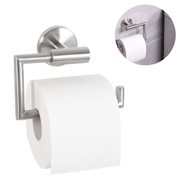 304 rustfrit stål perforeret fri rulle papirholder børstet toiletpapirholder badeværelse tissueholder