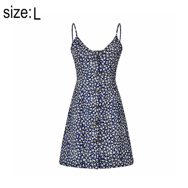 Kvinnors Sommarklänningar Casual Polka Dot Flowy Midi Klänningar