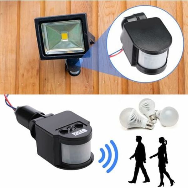 3 stk. - Kropssensor Floodlight Sensor PIR Sensor Probe