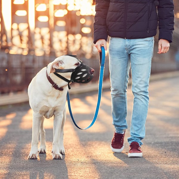 Hundekurv, Åndbare kurvemundkurve til små, mellemstore og store hunde, Anti-bid, gøen og tygge hundemundkurv