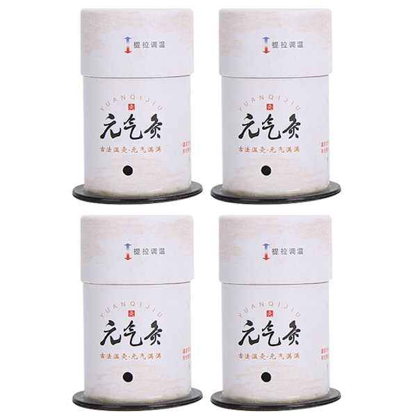 4 stk. Røgfri Moxa Tube Akupunktur Massage Moxibustion Rulleboks Værktøj