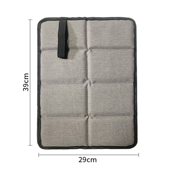 Set med 2 hopfällbara sittdynor för utomhusbruk, sittdyna, termisk sittdyna för utomhusbruk, sittunderlag, vattentät, bärbar, liggunderlag, hopfällbar för utomhusbruk