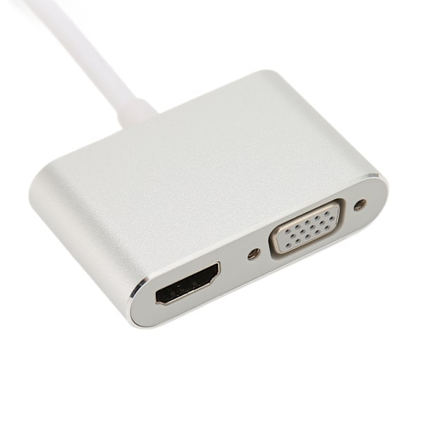MiniDP - HD Multimedia Interface VGA -sovitin, Plug and Play 4Kx2K 2 in 1 -videoadapteri
