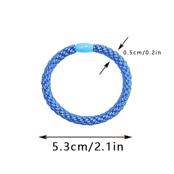 Elastiska hårband för kvinnor och flickor, 15-pack