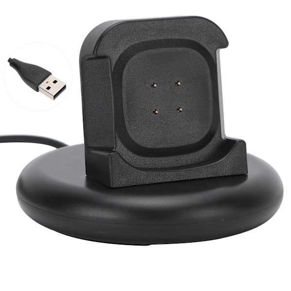Ladebase for klokke med magnetisk grensesnitt, passer for Fitbit Versa 3/Sense