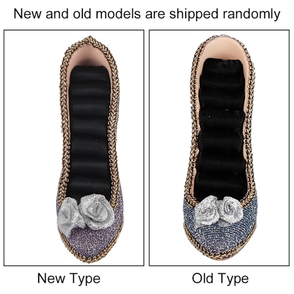 Smyckeshållare Klänning Sko Modell Halsband Örhänge Armband Ring Häng Display Stativ (Hög Klack)