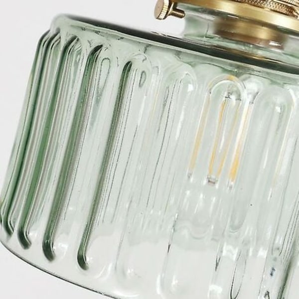 Vintage Messing Glas Lysekrone Spisestue Soveværelse Sengelampe Bar Veranda Altan Lille Lysekrone