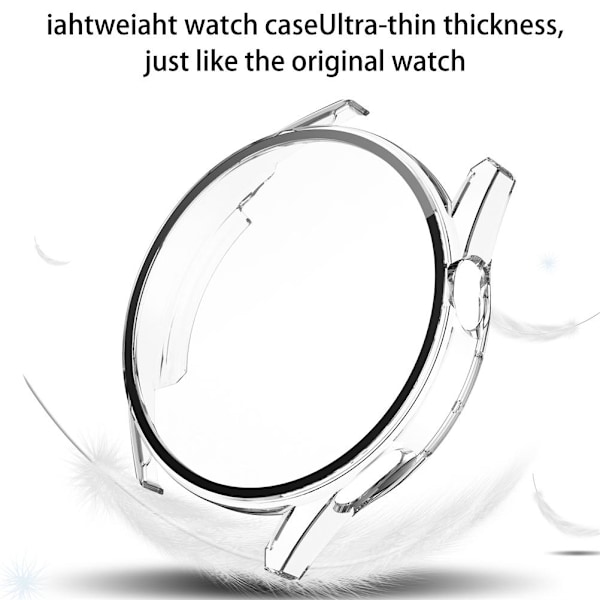 PC-ram Tempered Glass Case Kompatibel för Huawei Watch GT3 42mm Smartwatch Stötsäker  Skydd