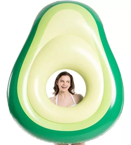 Kæmpe Oppustelig Avocado Badering