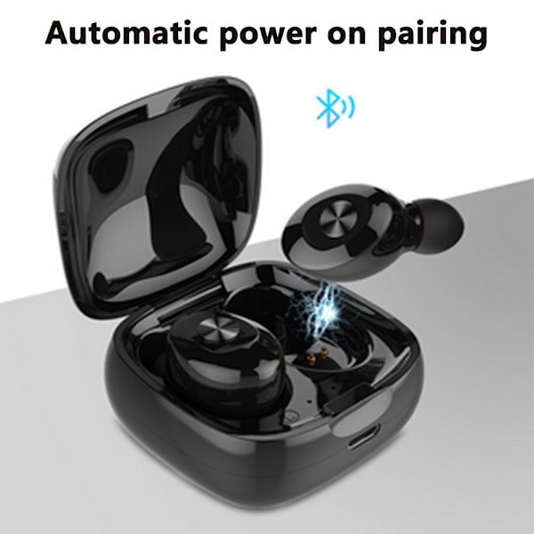 Trådlösa öronsnäckor, Comeproof Bluetooth HiFi Stereo Sound Bluetooth-hörlurar i örat med laddningsfodral och inbyggd mikrofon för sportlöpning.