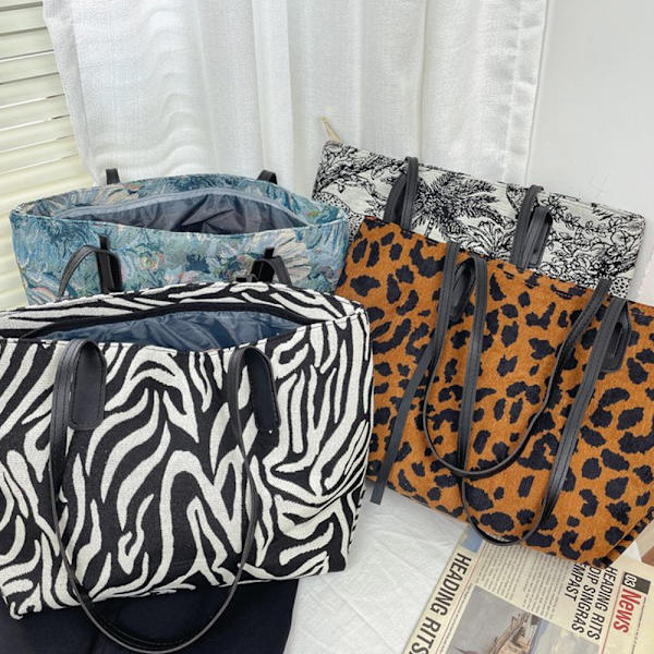 Tote Bag for Kvinner Skulderveske Hobos Pung Stor Veske Håndveske for Arbeid Reise Shopping