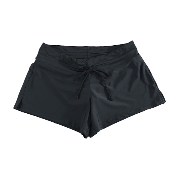 Naisten uimapuku - Tankini, uimahousut, uimahousut, ranta-shortsit - Musta
