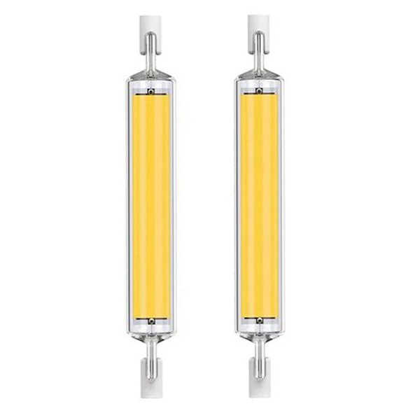 R7S LED Pære 118mm 20W Dæmpbar, Varm Hvid 3000K 3000LM, Lineær Erstatning for J118 300W Halogenlampe, 360 Graders Belysning, Flimmerfri, R7S OCB LED Rør