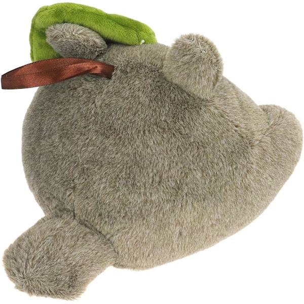 20 CM Totoro Lootuslehdellä Pehmolelu Harmaa