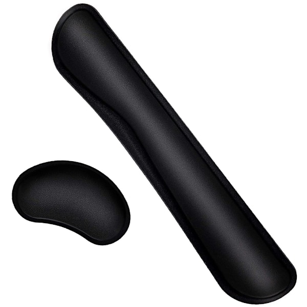 Dator tangentbord och musmatta stöd minnesskum set enkelt skrivande och handledssmärta lindring ergonomisk lätt anti-halk handledsstöd för kontor