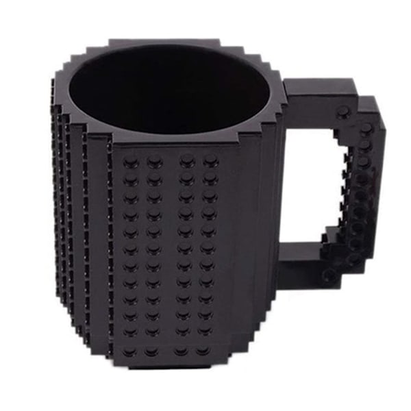 Miljövänlig säkerhetsmugg. Rolig byggstensmugg DIY montering kaffemugg Dekompressionsvattenmugg
