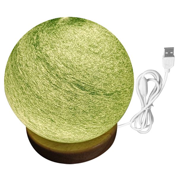 Planet lampe Solnedgang bordlampe Atmosfære Regnbue lampe Vandrende planet natlampe Sengelampe