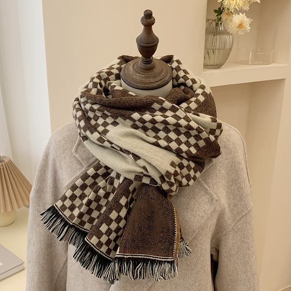 Höst Vinter Herr Bomullsscarf, Herr Halsduk Basic Scarf