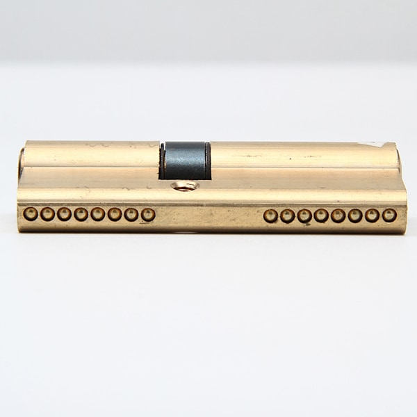 Låsecylinder, Frikoblingscylinder 42,5/42,5 (85 mm) 8 nøgler Messingfinish Høj sikkerhed Anti-dirk Anti-bore Anti-slag
