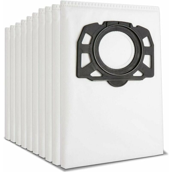 Pakke med 10 filterposer støvsugerposer for Kärcher 2.863-006.0 KFI 487 støvsugerposer for Kärcher WD4 WD5 WD6 WD5P WD6P MV4 MV5 MV6
