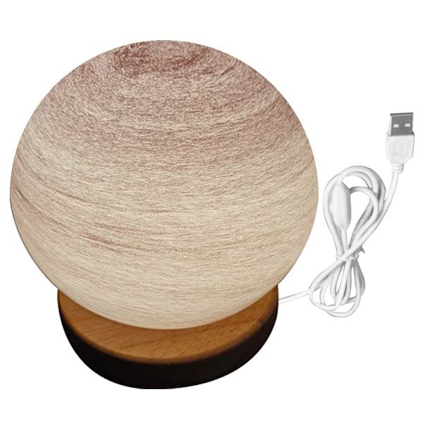Planet lampe Solnedgang bordlampe Atmosfære Regnbue lampe Vandrende planet natlampe Sengelampe