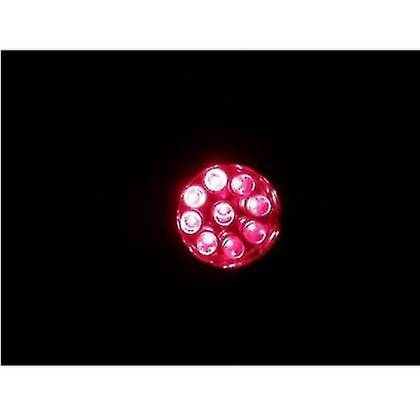 670nm 9LED Djupröd Ljusficklampa Mot Sämre Syn Röd Ficklampa